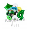 Tractor ballonnen set verjaardag folie ballon  1 - 2 - 3 - 4 jaar